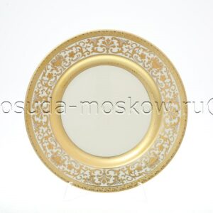 bljudo krugloe  sm royal gold cream falkenporzellan