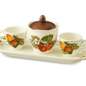 kofejnyj serviz  predmetov grusha artigianato ceramico