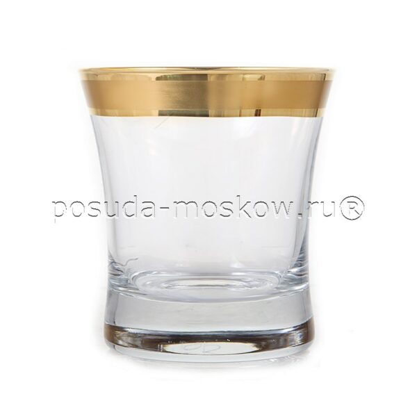 nabor dlja viski gracija gold junion glass