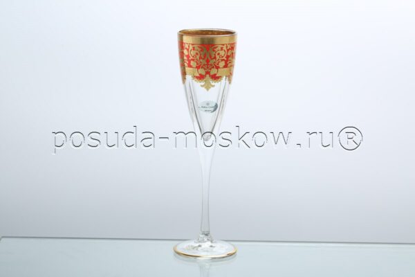 nabor fuzherov dlja shampanskogo  ml natalia golden red astra gold