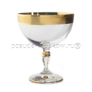 nabor kremanok dlja martini  ml viktorija gracija gold junion glass