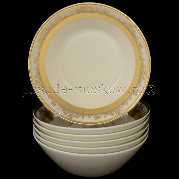 nabor salatnikov  sm cream gold  falkenporzellan