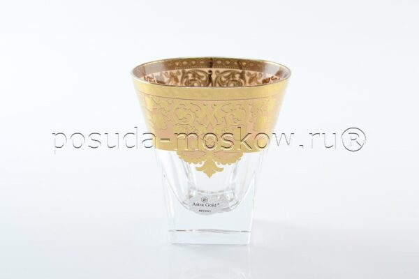 nabor stakanov dlja viski  ml natalia golden ivory astra gold