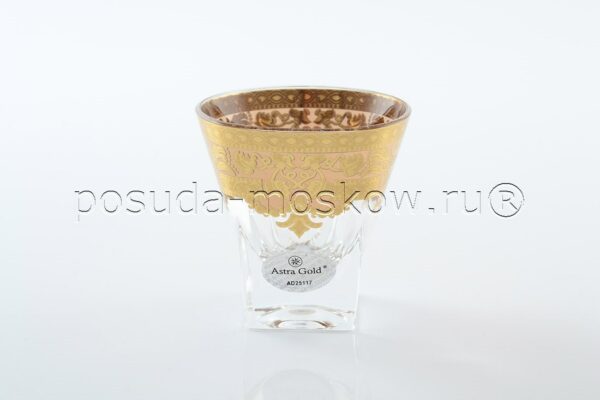 nabor stopok dlja vodki  ml natalia golden ivory astra gold