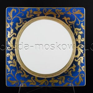 nabor tarelok  sm tosca blueshade gold falkenporzellan