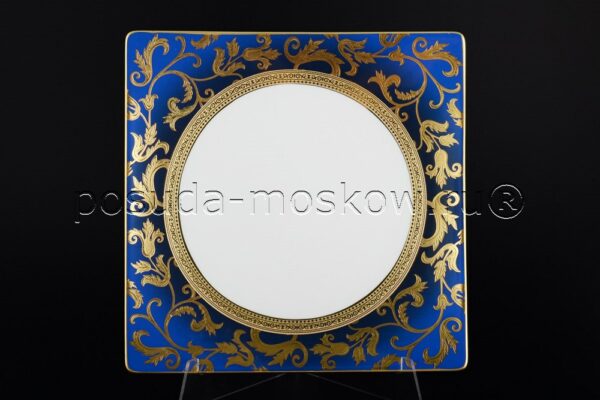 nabor tarelok  sm tosca blueshade gold falkenporzellan