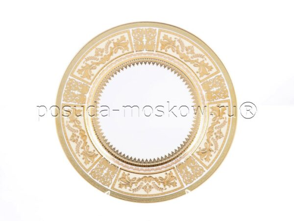 nabor tarelok  sm diadem white creme gold falkenporzellan