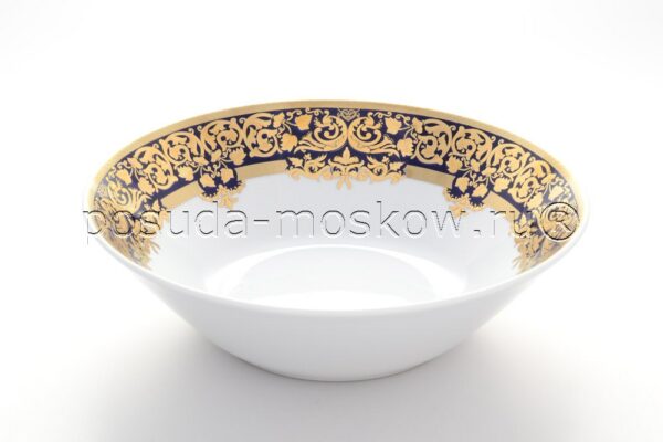 salatnik  sm natalia cobalt gold falkenporzellan