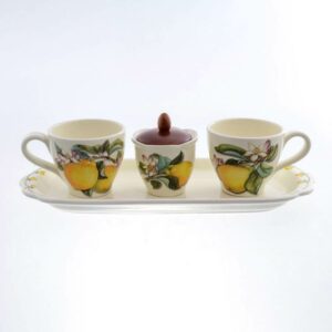 Чайный сервиз Лимоны Caroline Artigianato