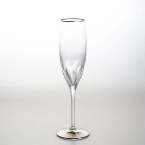 Набор бокалов для шампанского 180 мл Палермо платина Сейм Декорационе