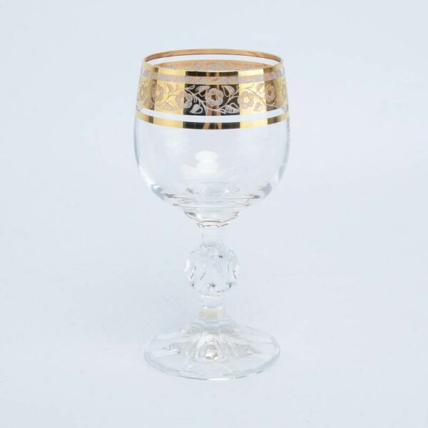 Набор бокалов для вина 150 мл Клаудиа Золото V-D Crystalex Bohemia
