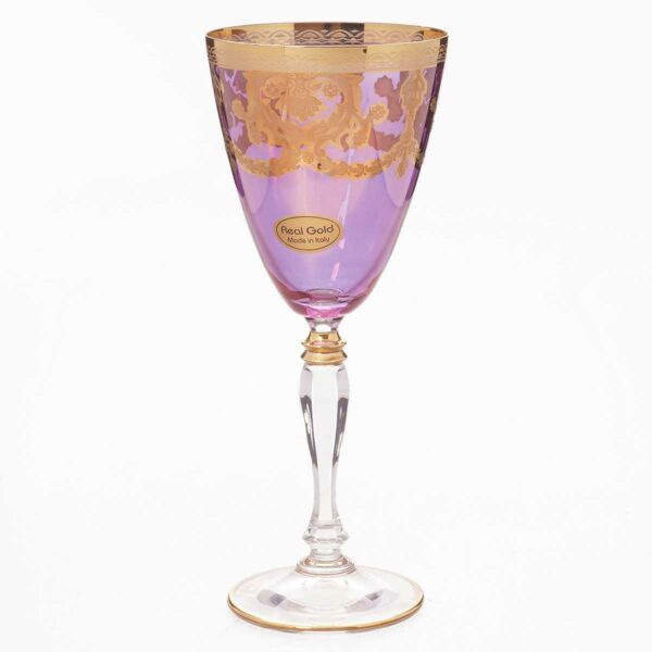 Набор бокалов для вина Veneziano Color Art Decor 39813 2