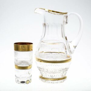 Набор для воды Фелиция с золотом Bohemia Max Crystal 33033