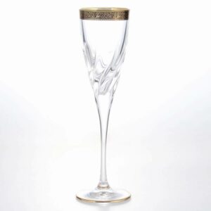 Набор фужеров для шампанского 130 мл Trix RCR Style узор