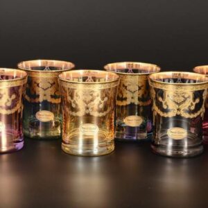 Набор стаканов для воды Veneziano Color Art Decor