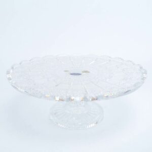 Тарелка для торта 30 см на ножке Sonne Crystal