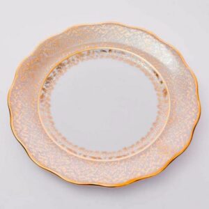 Набор тарелок 24 см лист бежевый Carlsbad