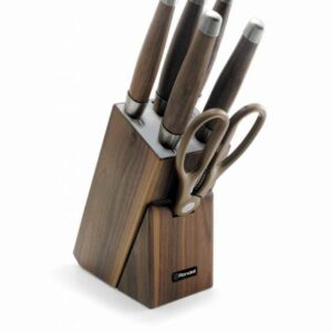 Набор ножей c ножницами на деревянной подставке Glaymore Rondell