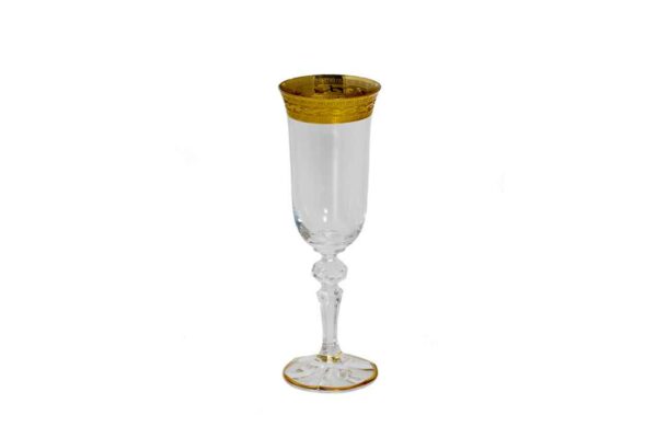 Набор бокалов для шампанского Балвингласс Золото 180мл 2