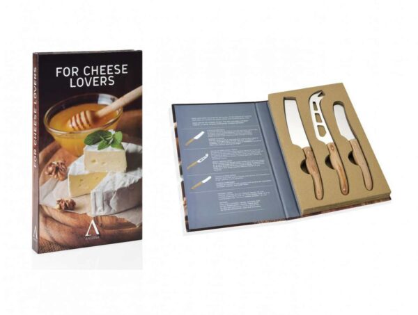 Подарочный набор для сыра Andrea House из 3 ножей
