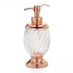 Диспенсер для жидкого мыла Andrea House Luxe Glass and Copper