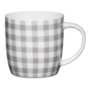 Кружка Kitchen Craft Grey gingham