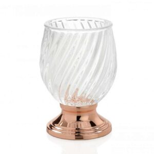 Стакан для зубных щеток Andrea House Luxe Glass and Copper