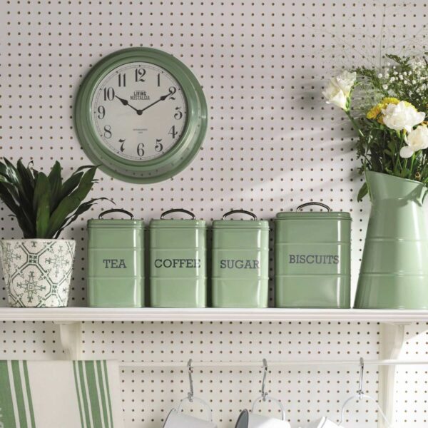 Ёмкость для хранения сахара Kitchen Craft Living Nostalgia green