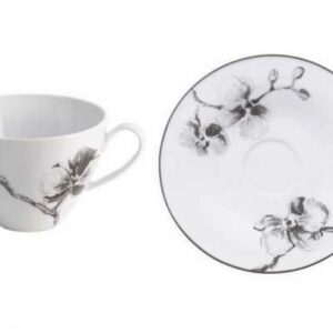 Чашка чайная Michael Aram Чёрная орхидея 7см 2
