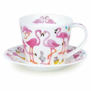 Чашка чайная с блюдцем Данун Фламинго Айлей 350мл
