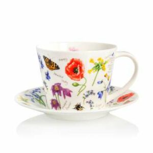 Чашка чайная с блюдцем Данун Полевые цветы 250мл