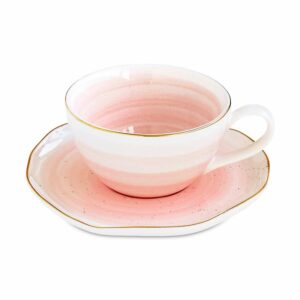 Чашка с блюдцем Artesanal розовая Easy Life