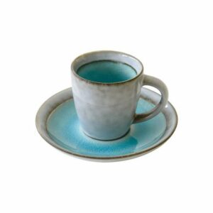 Чашка с блюдцем Origin Easy Life голубая