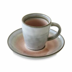 Чашка с блюдцем Origin Easy Life пыльно-розовая