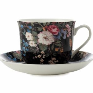 Чашка с блюдцем Maxwell Williams Полночные цветы
