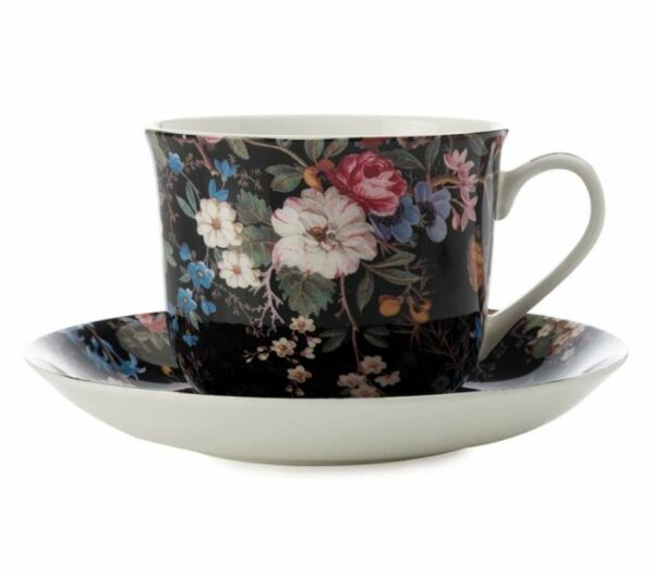 Чашка с блюдцем Maxwell Williams Полночные цветы