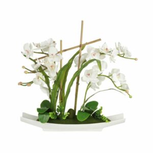 Декоративные цветы Дрим Гарден Орхидея на керамической подставке