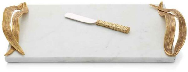 Доска для сыра с ножом Michael Aram Пальмовая ветвь 44х25см 2