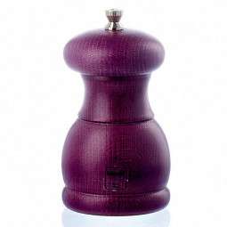 Мельница для соли Бисетти из дерева цвет фиолетовый 12 см