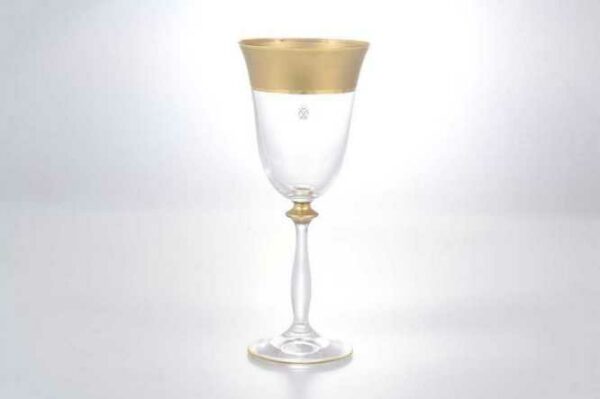 Набор бокалов для вина AS Crystal Bohemia Матовая полоса Анжела 250мл