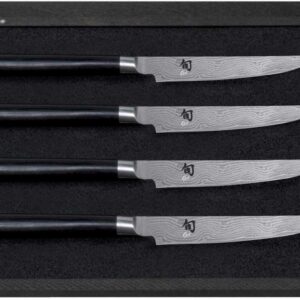 Набор из 4 ножей для стейка KAI Шан Классик 12см 2