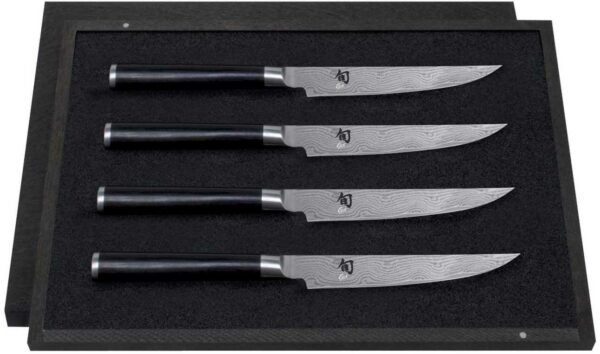 Набор из 4 ножей для стейка KAI Шан Классик 12см 2