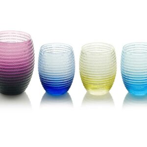 Набор стаканов для воды IVV Хеликс многоцветный 320мл