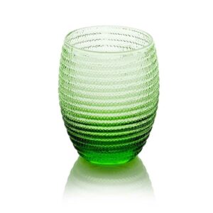 Набор стаканов для воды IVV Хеликс зелёный 320мл