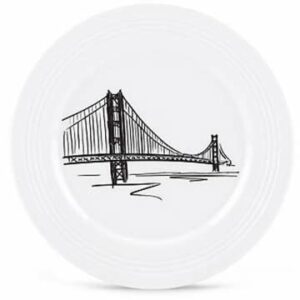 Набор тарелок акцентных Lenox Аллея Тин-Кен Сан Франциско 23см