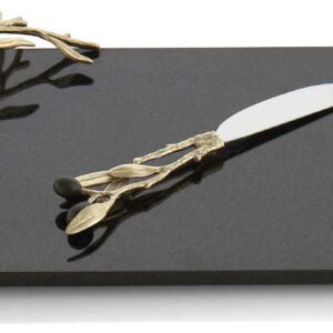 Нож для пиццы Michael Aram Золотая оливковая ветвь 23см 2