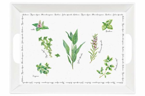 Поднос с ручками Easy Life Herbarium