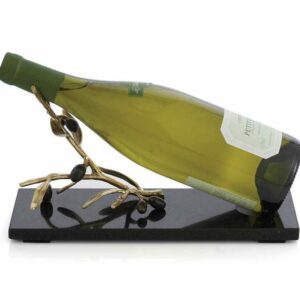 Подставка для вина Michael Aram Золотая оливковая ветвь 28см