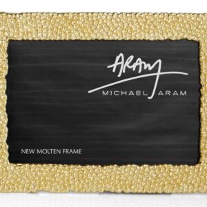 Рамка для фото Michael Aram Золотые жемчужины 10х15см золотистая