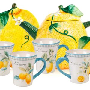 Сервиз чайный Certified Лимоны на 4 персы 7 пр